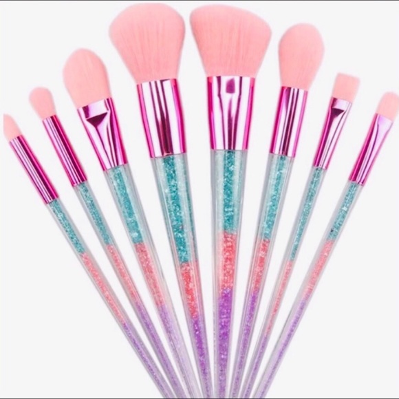 💎 CRYSTAL MAKEUP BRUSH SET 💎 - Picture 1 of 5